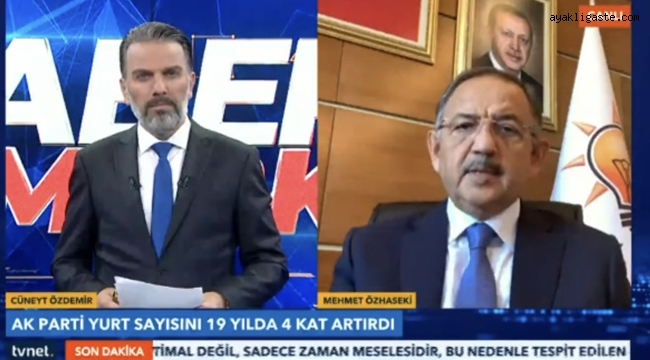 Mehmet Özhaseki, TVNET'te gündeme ilişkin değerlendirmelerde bulundu: