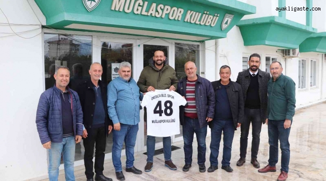 Ortaca Belediyespor yönetiminden Muğlaspor'a ziyaret