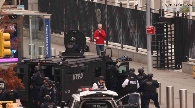 BM Genel Merkezi binası dışındaki silahlı şahıs gözaltına alındı