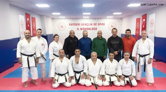 Karate antrenörlerinin 5. kademe kursları tamamlandı