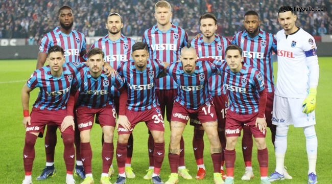 Trabzonspor, sezonun ilk yarısını rekor kırarak tamamladı