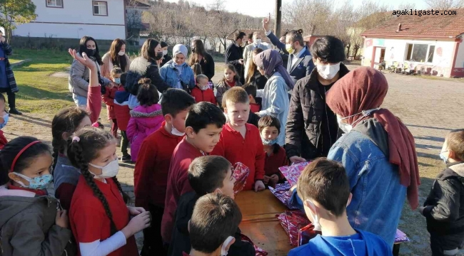Zonguldak BEÜ öğrencileri Bakiler İlkokulu'nu ziyaret etti
