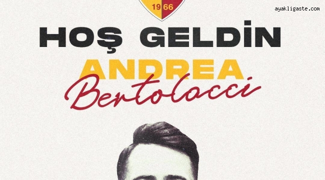 Kayserispor'un yeni transferi Andrea Bertolacci imzayı attı