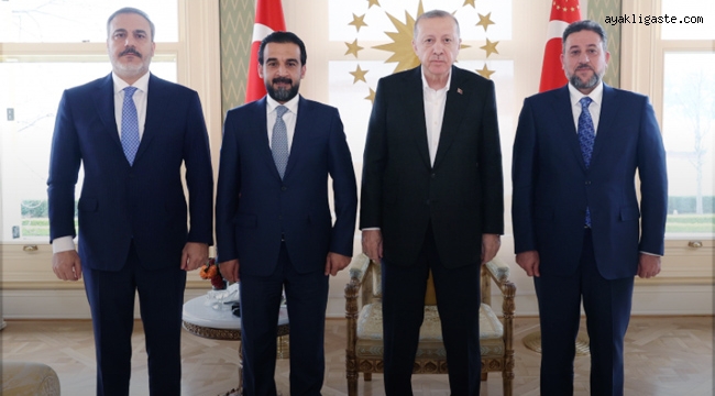 Cumhurbaşkanı Erdoğan, Irak'tan gelen heyeti kabul etti