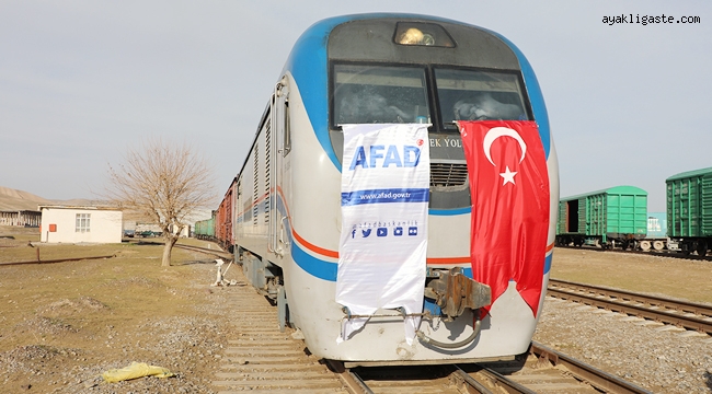 Türkiye'den Uzanan Yardım Eli 'İyilik Treni' Afganistan'a Ulaştı