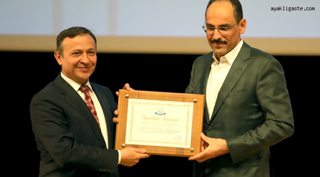 Cumhurbaşkanlığı Sözcüsü Prof. Dr. İbrahim Kalın ERÜ'de Konferans Verdi