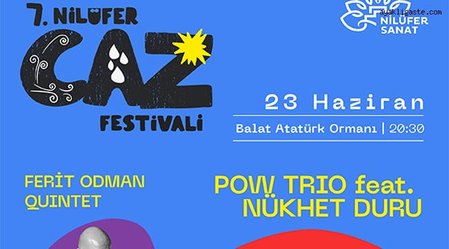 7. Nilüfer Caz Festivali, bu hafta başlıyor