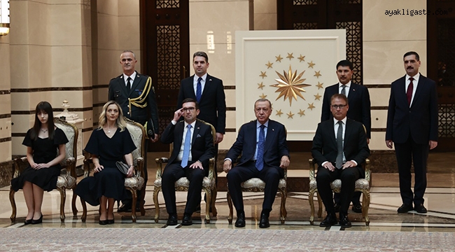 osova'nın Ankara Büyükelçisi Vrenezi, Cumhurbaşkanı Erdoğan'a güven mektubu sundu