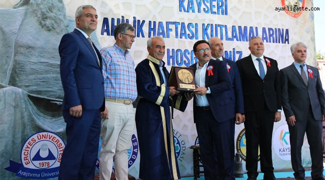 Ahilik Haftası Kutlamaları Kayseri'de Başladı.