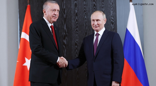 Cumhurbaşkanı Erdoğan, Rusya Federasyonu Devlet Başkanı Putin ile bir araya geldi