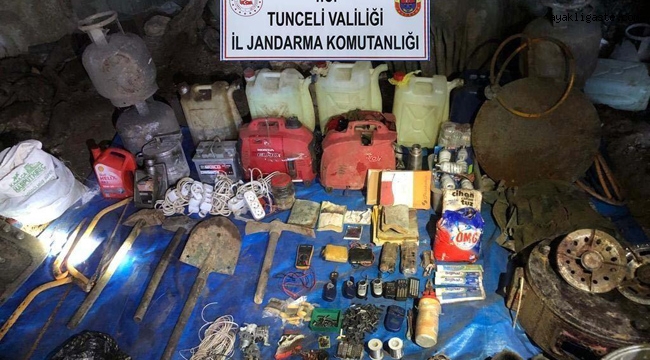 14 Sığınak ile PKK Terör Örgütünün Sözde El Yapımı Patlayıcı Eğitim Kampı İmha Edildi