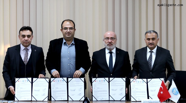 Develi Belediye Başkanı Cabbar Gacer Buğdayının Tanıtımı için KAYÜ ile Protokolü İmzalandı