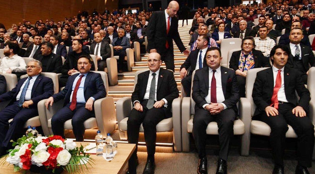 Hazine ve Maliye Bakanı Mehmet Şimşek, Kayseri OSB'de Sanayicilerle Buluştu