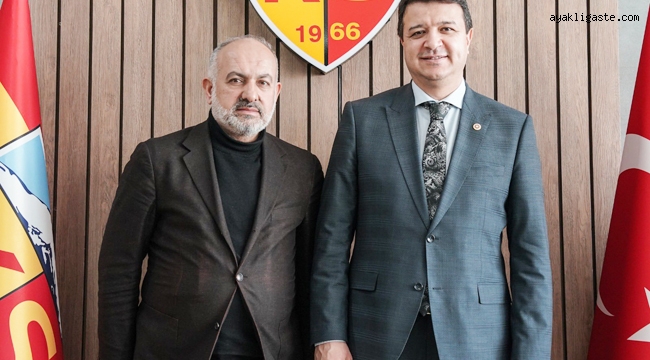 SP Kayseri Büyükşehir adayı Mahmut Arıkan Kayserispor'u ziyaret etti