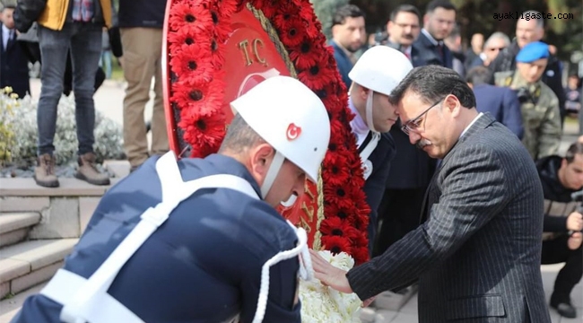 18 Mart Şehitler Günü ve Çanakkale Zaferi'nin 109. Yıldönümü kutlandı